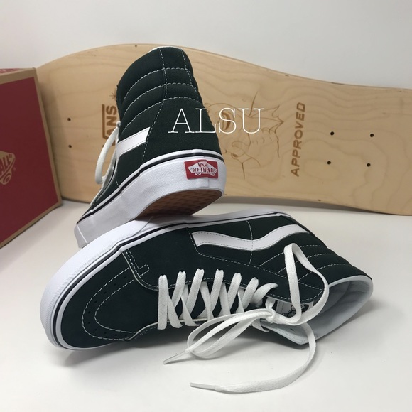 VANS SK8-HI Scarab True White Suede W AUTHENTIC - Picture 6 of 8
